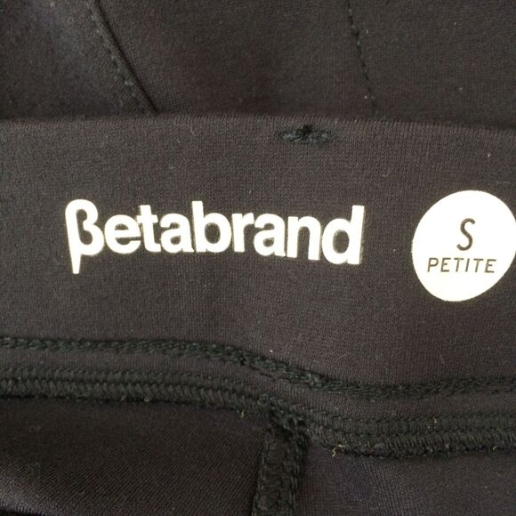 Betabrand Dress Yoga Pants Navy Blue Size S Petite Pull On Bootcut Stretch - Picture 6 of 6